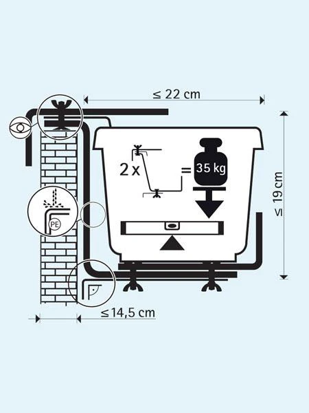 Blumenkastenhalter "Long" -Gartenausstattergeschäft
