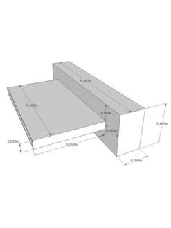 Wasserfall "Antigua" (Art.Nr. AG-ew1111) -Gartenausstattergeschäft EW1111Bemassung1 1280x1280