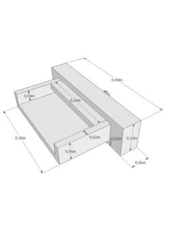 Wasserfall "Bahamas" (Art.Nr. AG-ew1211) -Gartenausstattergeschäft EW1211Bemassung1 1280x1280
