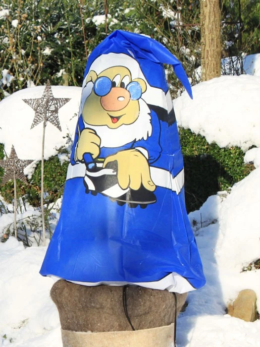 Winterschutz Vlieshaube "blau-weiß" (Art.Nr. Vi29133) Winterschutz Vlieshaube "blau-weiß" (Art.Nr. Vi29133) -Gartenausstattergeschäft Wintervlies fanhaube