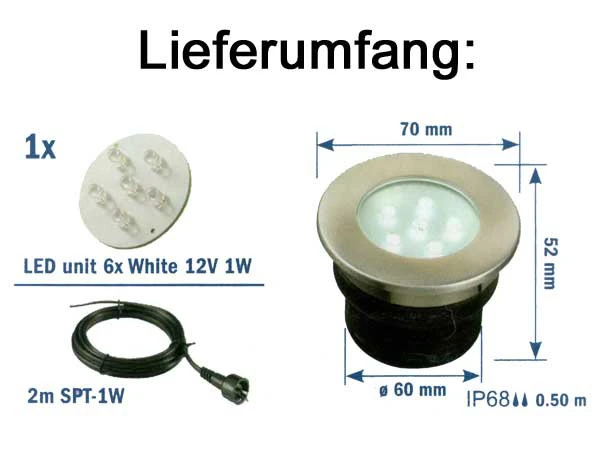 Einbauleuchte 'Brevus' von Garden-Lights (Art.Nr. 2520601) Einbauleuchte 'Brevus' Von Garden-Lights (Art.Nr. 2520601) -Gartenausstattergeschäft brevus