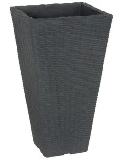 Pflanzkübel Geflecht-Dekor -Gartenausstattergeschäft flechtkuebel eckig hoch 1280x1280