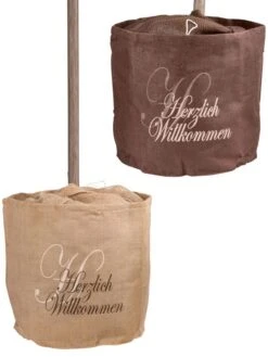 Jute-Übertopf "Herzlich Willkommen" 2 Jute-Übertopf "Herzlich Willkommen" -Gartenausstattergeschäft uebertopf herzlich willkommen 1280x1280