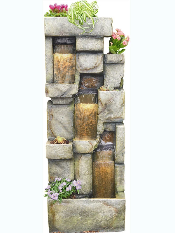 Wasserwand 'Inka' aus Polystone (Art.Nr. gr636) Wasserwand 'Inka' Aus Polystone (Art.Nr. Gr636) -Gartenausstattergeschäft wasserwand